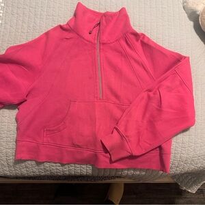 Lululemon Athletica Fuchsia Half-Zip Sweatshirt